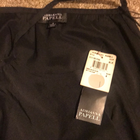 Adrianna Papell Nwt size4 black Dress - Picture 5 of 7